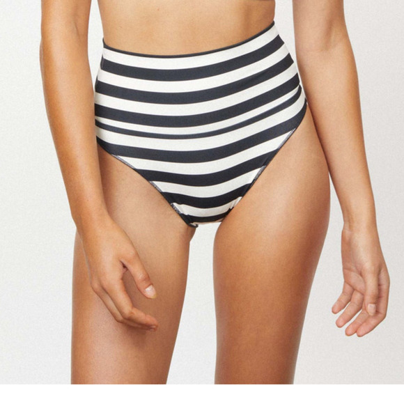 NEW Its Now Cool The Contour High Waist Compression Pant Licorice Stripe Size XS - Picture 6 of 6